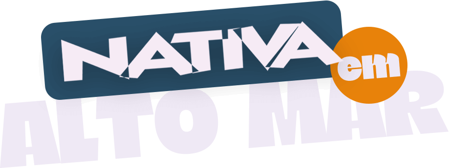 Logo da promoção Nativa em alto mar. Uma foto de Maiara e Maraísa e do Zezé di Camargo.